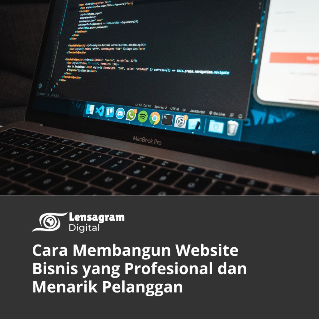 website bisnis profesional Thumbnail