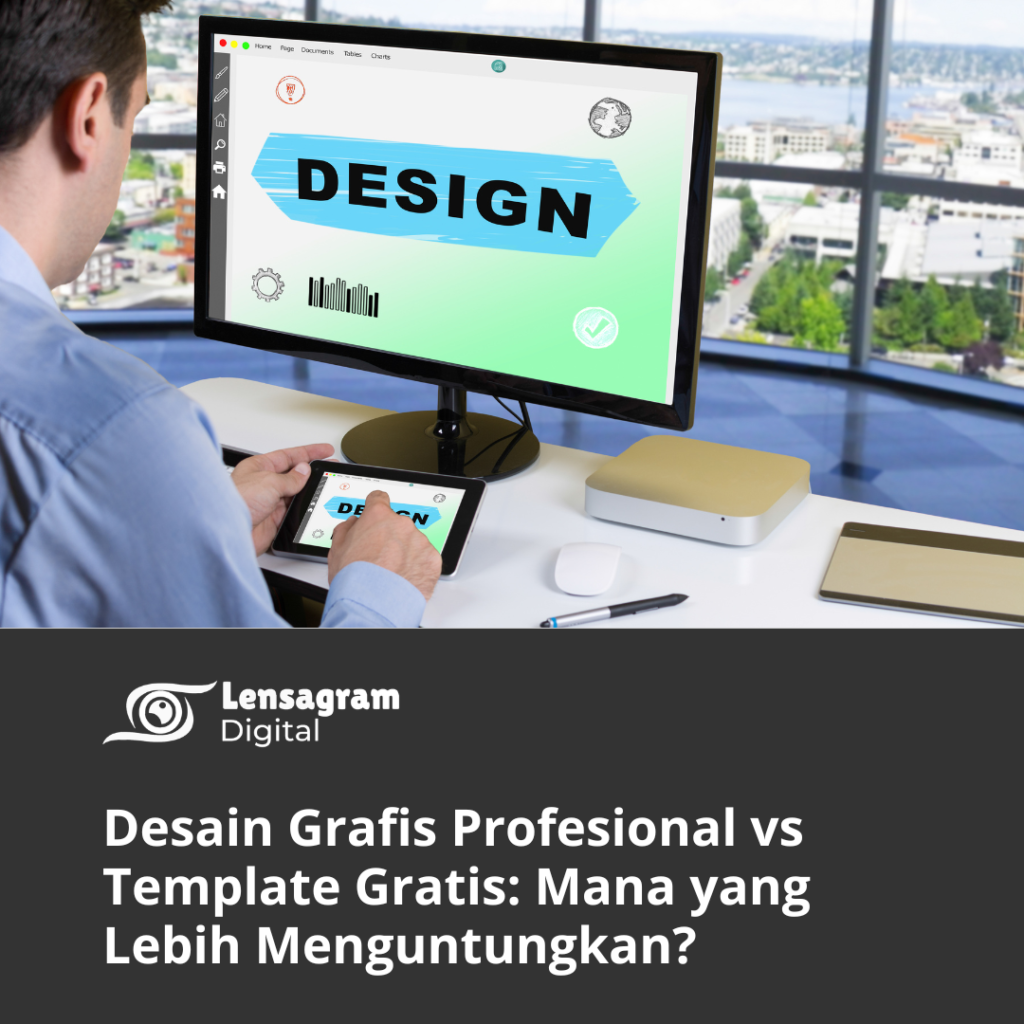 Desain Grafis Profesional vs Template Gratis Thumbnail